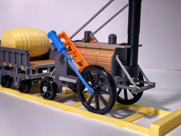 Modelo para impresión 3D: 1829蒸汽火车 — vista de referencia 4