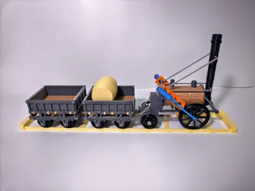 Modelo para impresión 3D: 1829蒸汽火车 — vista de referencia 5