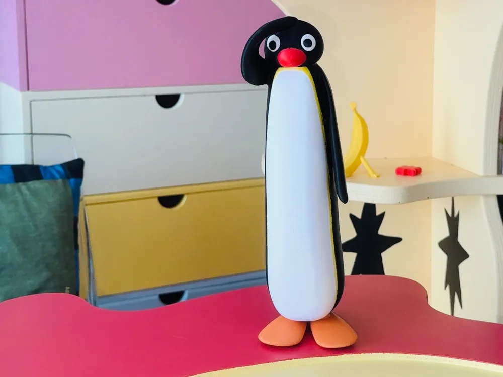 Modelo para impresión 3D: 长长的pingu背后可安装电视遥控器. Referencia del modelo original.