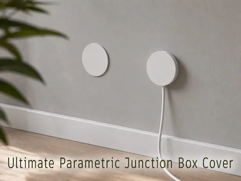 Caja o estuche: Ultimate Parametric Junction Box Cover — referencia de MakerWorld