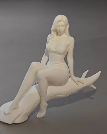 Modelo para impresión 3D: 梦中的小仙女 — vista de referencia 3