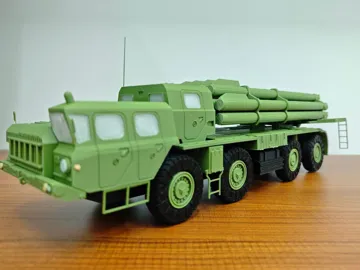 Modelo para impresión 3D: 龙卷风火箭炮1/35拼装模型 — vista de referencia 5