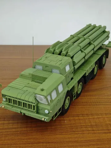 Modelo para impresión 3D: 龙卷风火箭炮1/35拼装模型 — vista de referencia 4