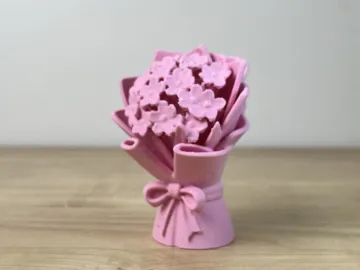 Modelo para impresión 3D: 雏菊花束 — vista de referencia 5