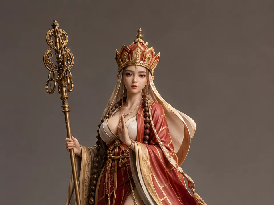 Modelo para impresión 3D: 性转系列之女版三藏. Referencia del modelo original.