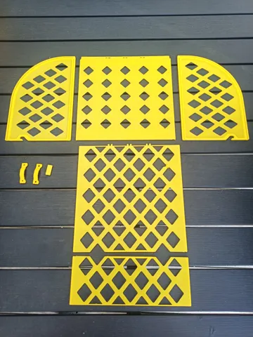 Tapa o cubierta: Modular Bee Hornet Guard (Vespa Velutina) — vista de referencia 3