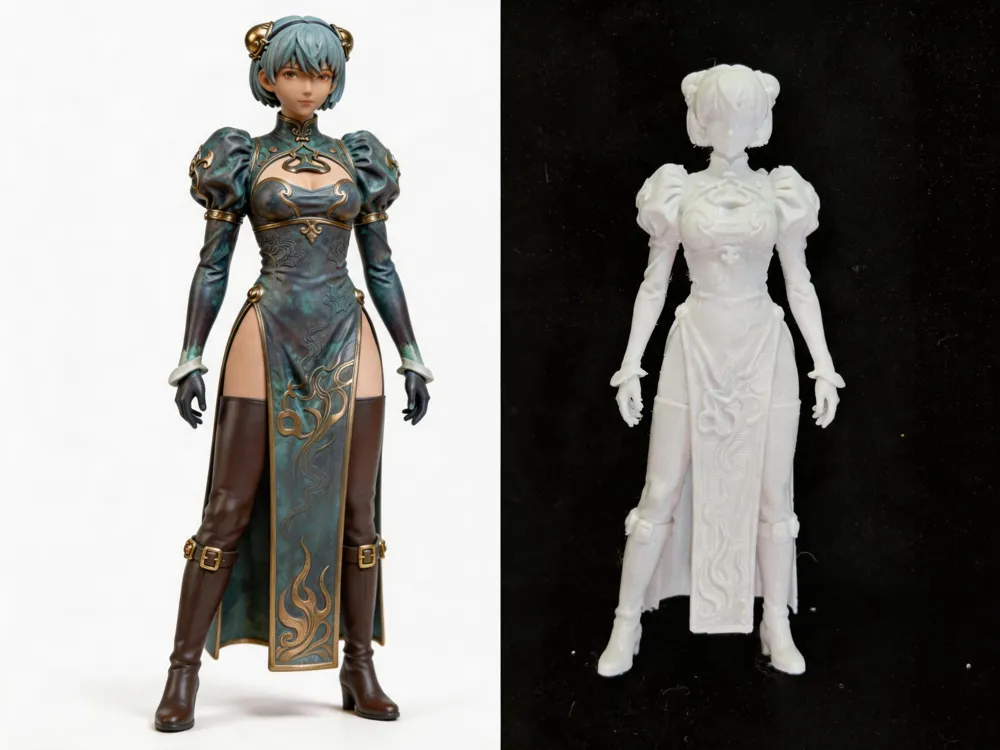 Modelo para impresión 3D: 上古守护者玄泠. Referencia del modelo original.