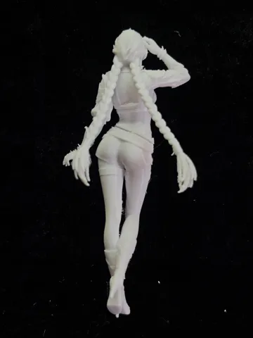 Modelo para impresión 3D: 双辫少女 — vista de referencia 3