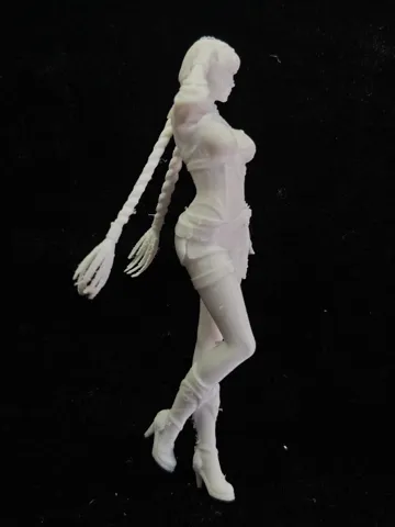 Modelo para impresión 3D: 双辫少女 — vista de referencia 4