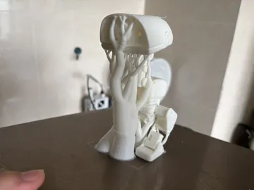 Modelo para impresión 3D: Microduck双足机器人桌面摆件(白模DIY上色) — vista de referencia 4
