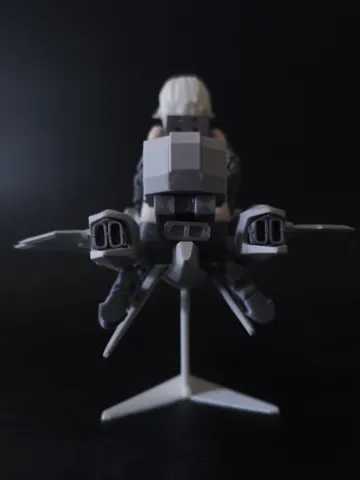 Modelo para impresión 3D: 人形配备〔“速核1211”梭式飞托〕 — vista de referencia 4