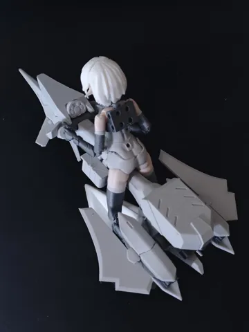Modelo para impresión 3D: 人形配备〔“速核1211”梭式飞托〕 — vista de referencia 5