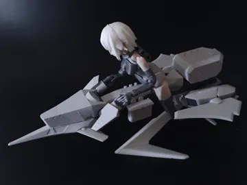 Modelo para impresión 3D: 人形配备〔“速核1211”梭式飞托〕 — vista de referencia 3