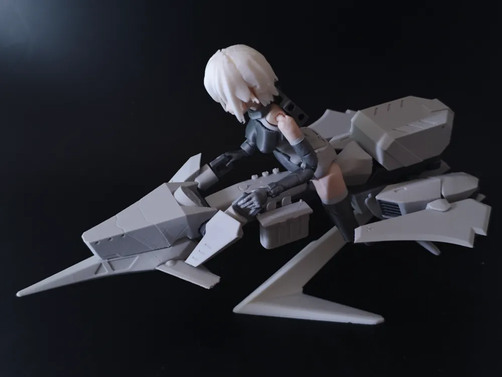 Modelo para impresión 3D: 人形配备〔“速核1211”梭式飞托〕. Referencia del modelo original.