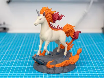 Accesorio para impresora 3D: 宝可梦 烈焰马 18cm 多色分件模型|无需AMS — vista de referencia 3
