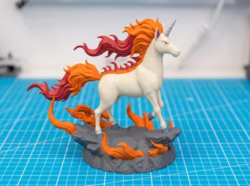 Accesorio para impresora 3D: 宝可梦 烈焰马 18cm 多色分件模型|无需AMS — vista de referencia 4