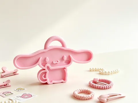 Modelo para impresión 3D: 少女心玉桂狗 钥匙扣挂环设计 — referencia de MakerWorld