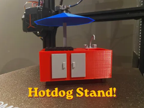Soporte: Hotdog Stand/Cart — referencia de MakerWorld