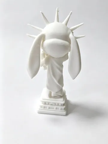 Modelo para impresión 3D: 初音未来自由女神像3D打印模型 — vista de referencia 3