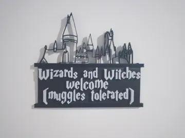 Letrero o emblema decorativo: Harry Potter Door Sign — vista de referencia 3