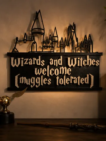 Letrero o emblema decorativo: Harry Potter Door Sign — vista de referencia 2