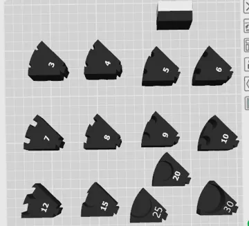 Modelo para impresión 3D: 磁铁收纳 — vista de referencia 5