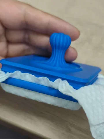 Modelo para impresión 3D: 打印版清洁擦(一层两层都可以) — vista de referencia 2