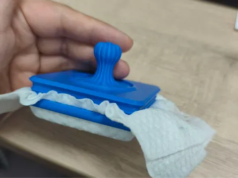 Modelo para impresión 3D: 打印版清洁擦（一层两层都可以） — referencia de MakerWorld