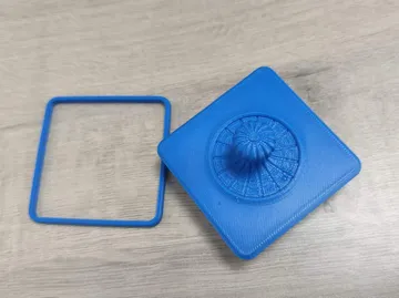 Modelo para impresión 3D: 打印版清洁擦(一层两层都可以) — vista de referencia 4