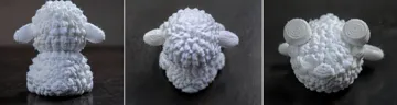 Modelo para impresión 3D: 针织小羊玩偶 — vista de referencia 3