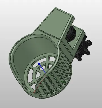 Modelo para impresión 3D: 桌面杯架 — vista de referencia 5
