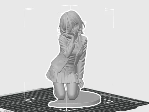 Modelo para impresión 3D: 电锯人--蕾塞--跪姿 — referencia de MakerWorld