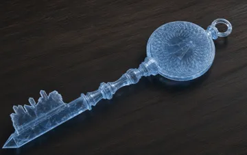 Modelo para impresión 3D: Ready Player One - Copper, Jade, and Crystal Keys — vista de referencia 3