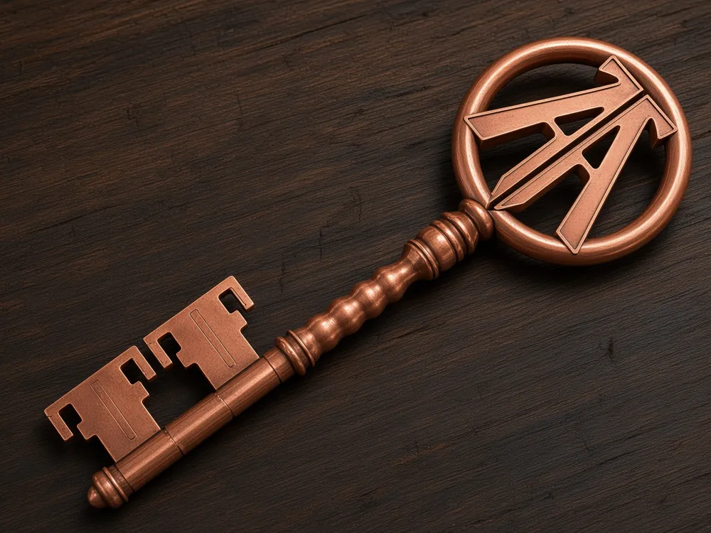 Modelo para impresión 3D: Ready Player One - Copper, Jade, and Crystal Keys. Referencia del modelo original.