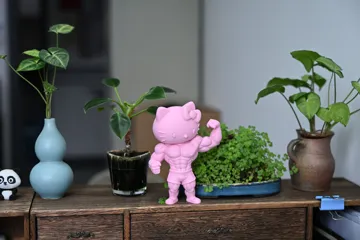 Accesorio para impresora 3D: 肌肉 Hello Kitty — vista de referencia 3