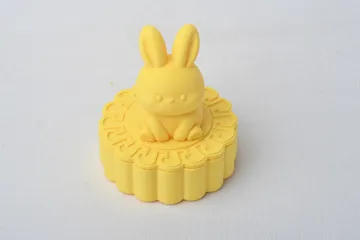 Modelo para impresión 3D: 中秋兔子月饼盒 — vista de referencia 3