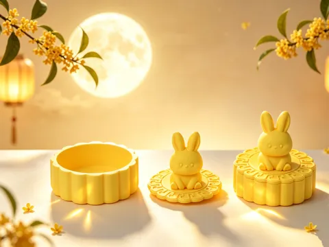 Modelo para impresión 3D: 中秋兔子月饼盒 — referencia de MakerWorld