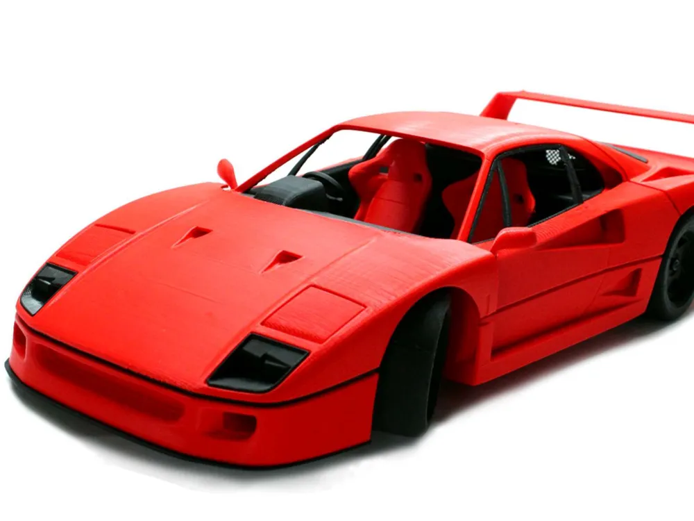 Modelo para impresión 3D: 法拉利F40 1：10高精度模型. Referencia del modelo original.