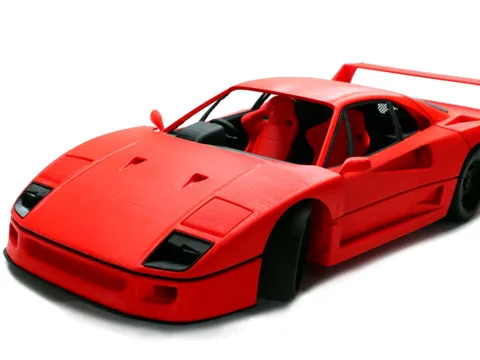 Modelo para impresión 3D: 法拉利F40 1:10高精度模型 — referencia de MakerWorld