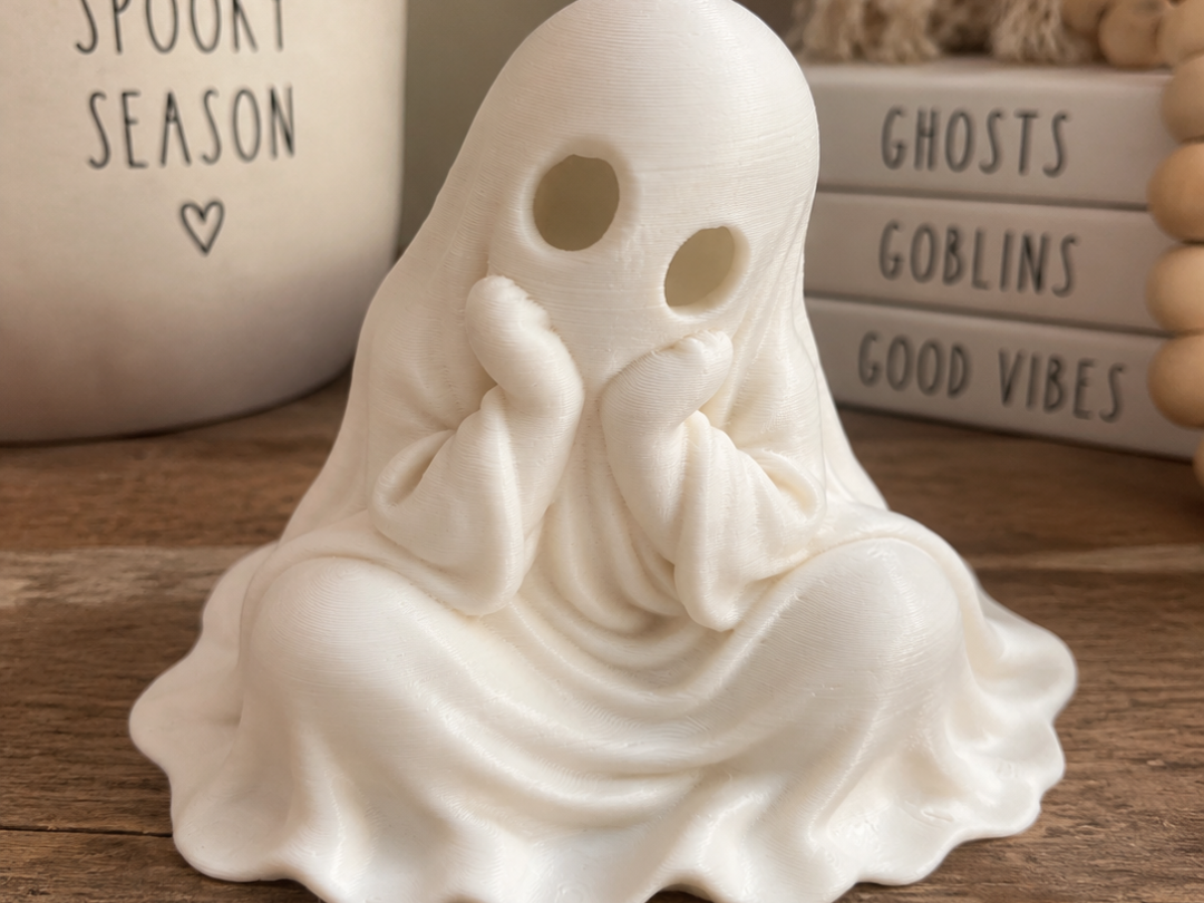 Shy Ghost - 3D printed Decor, in stock in India