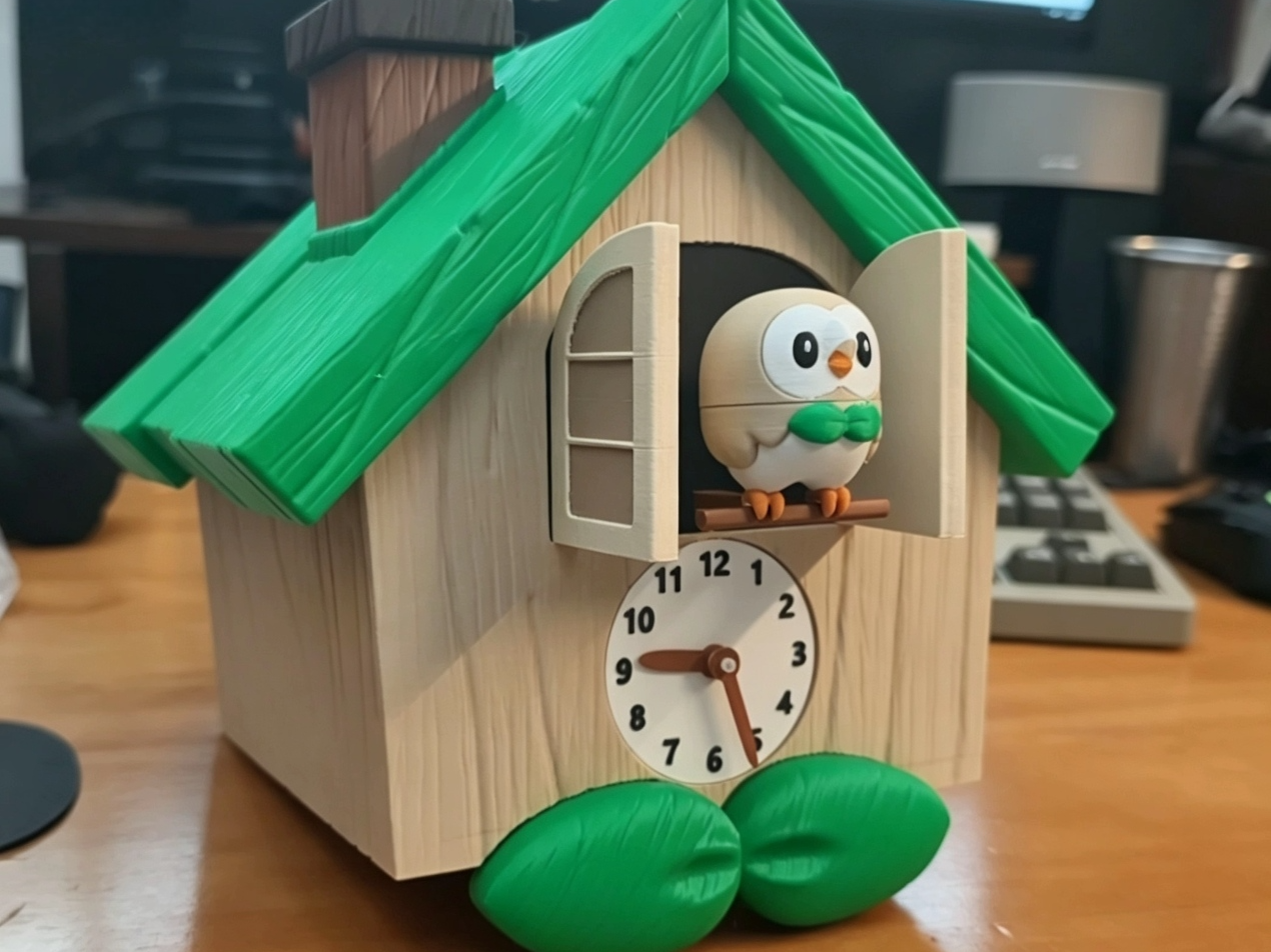 木木枭时钟 - 3D printed Other House Models, in stock in India
