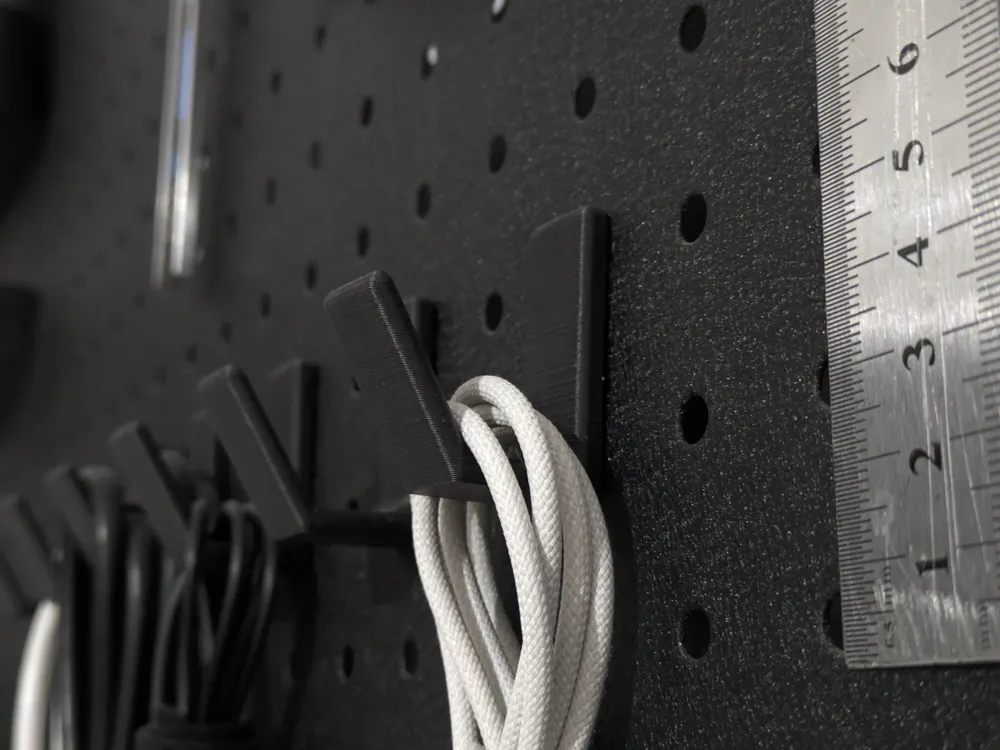 Mini Ruler Print Pegboard Organisation - Free 3D Print Model - MakerWorld