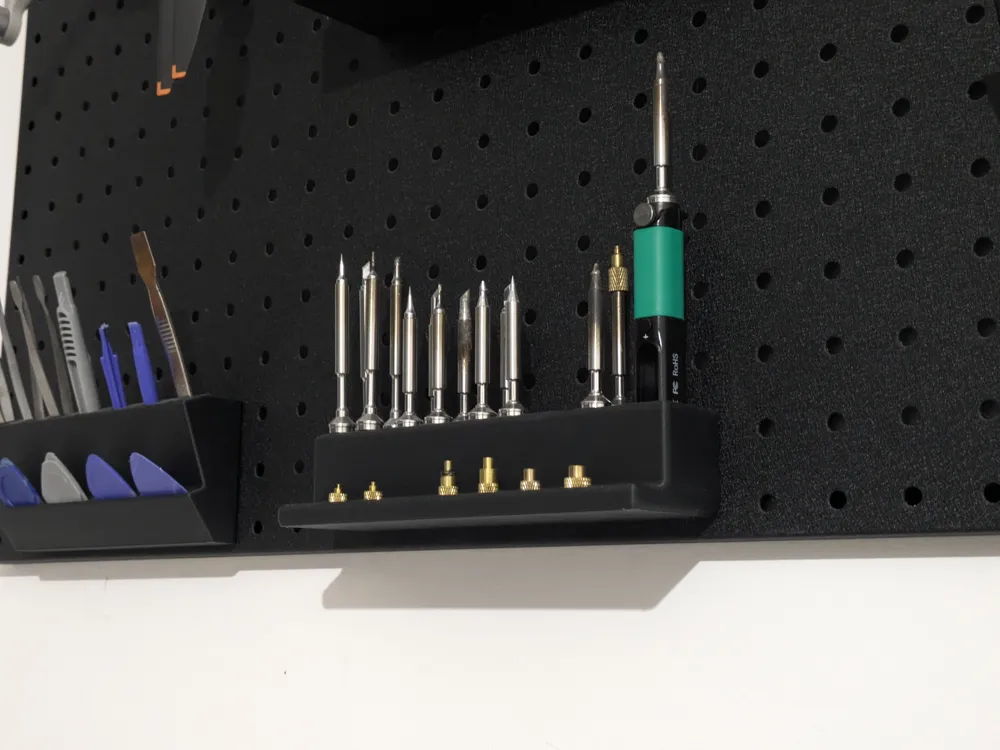 Mini Ruler Print Pegboard Organisation - Free 3D Print Model - MakerWorld