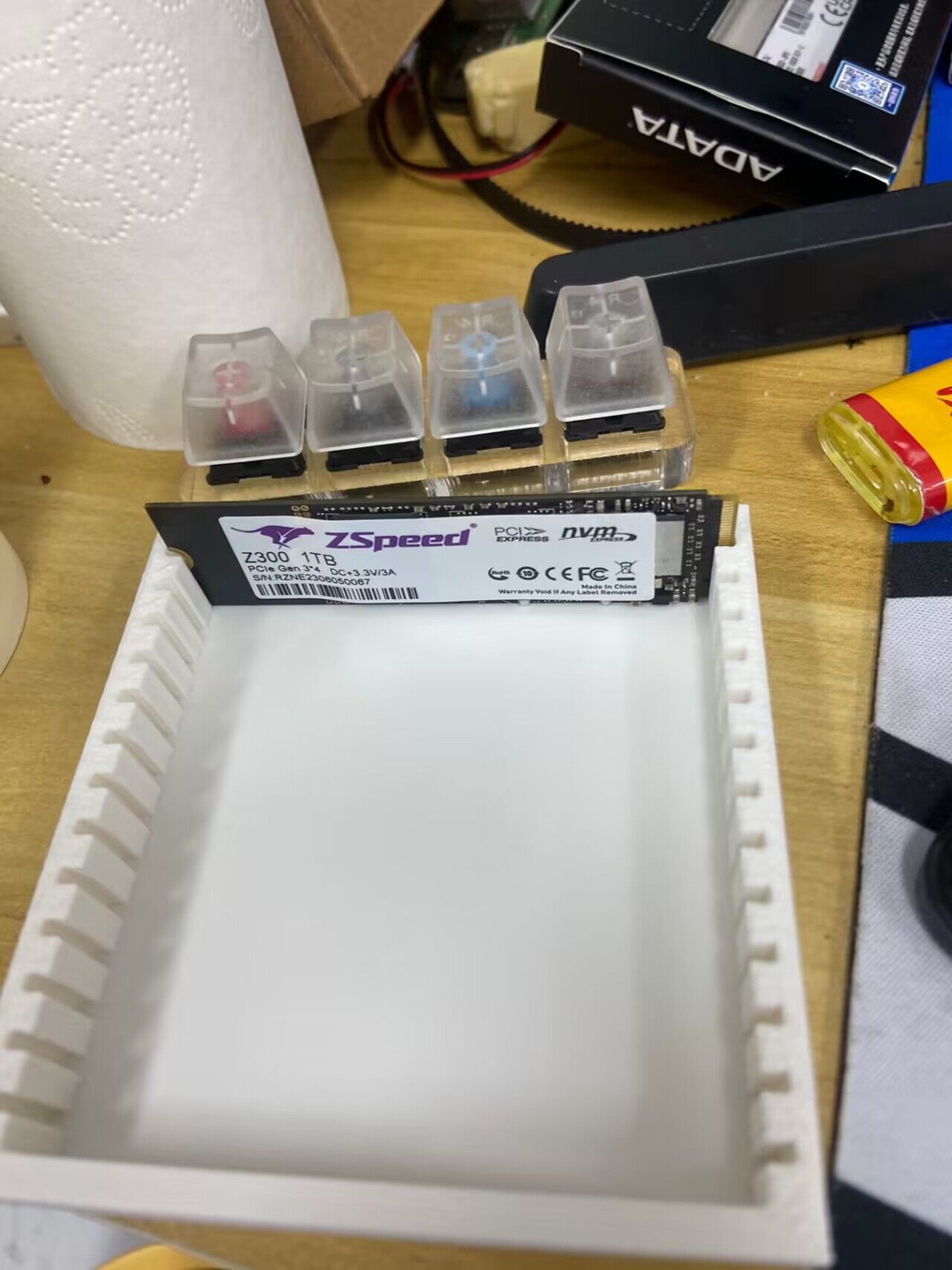 Simple NVME SSD Storage Box 3D model