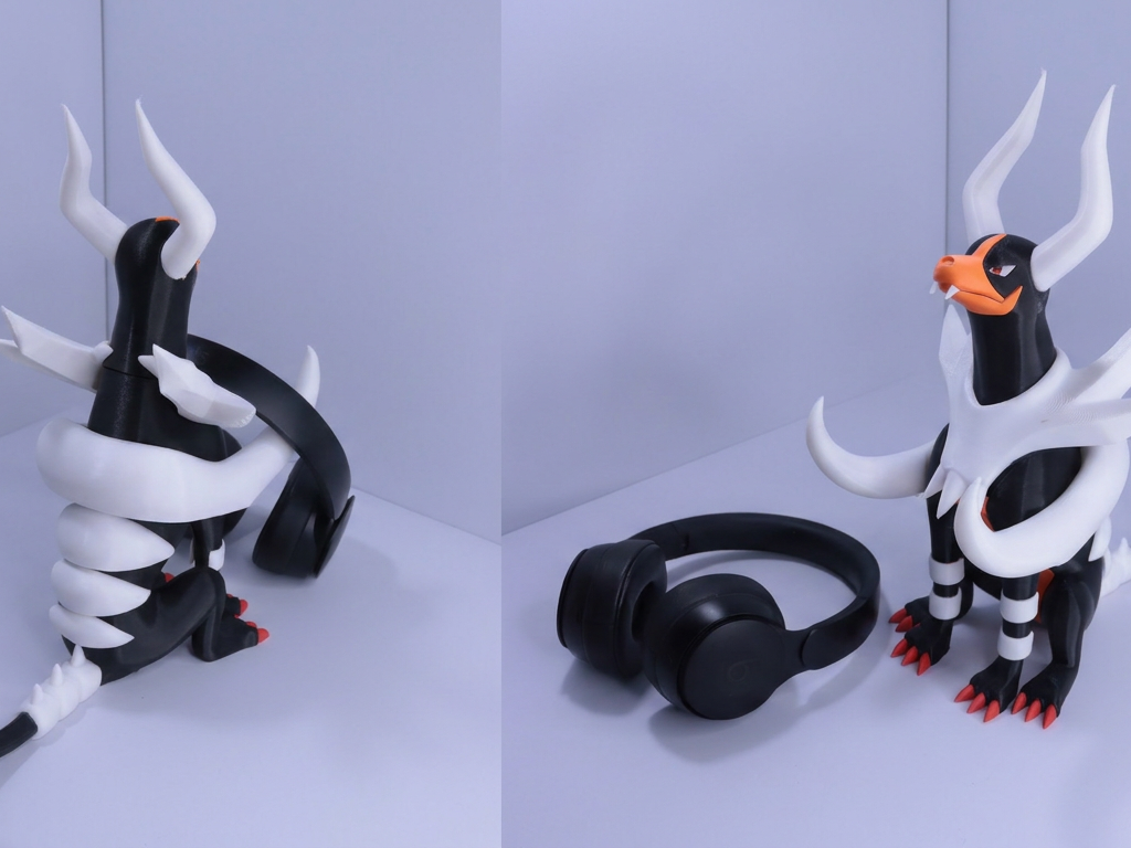 Mega Houndoom Headphone stand 3D model