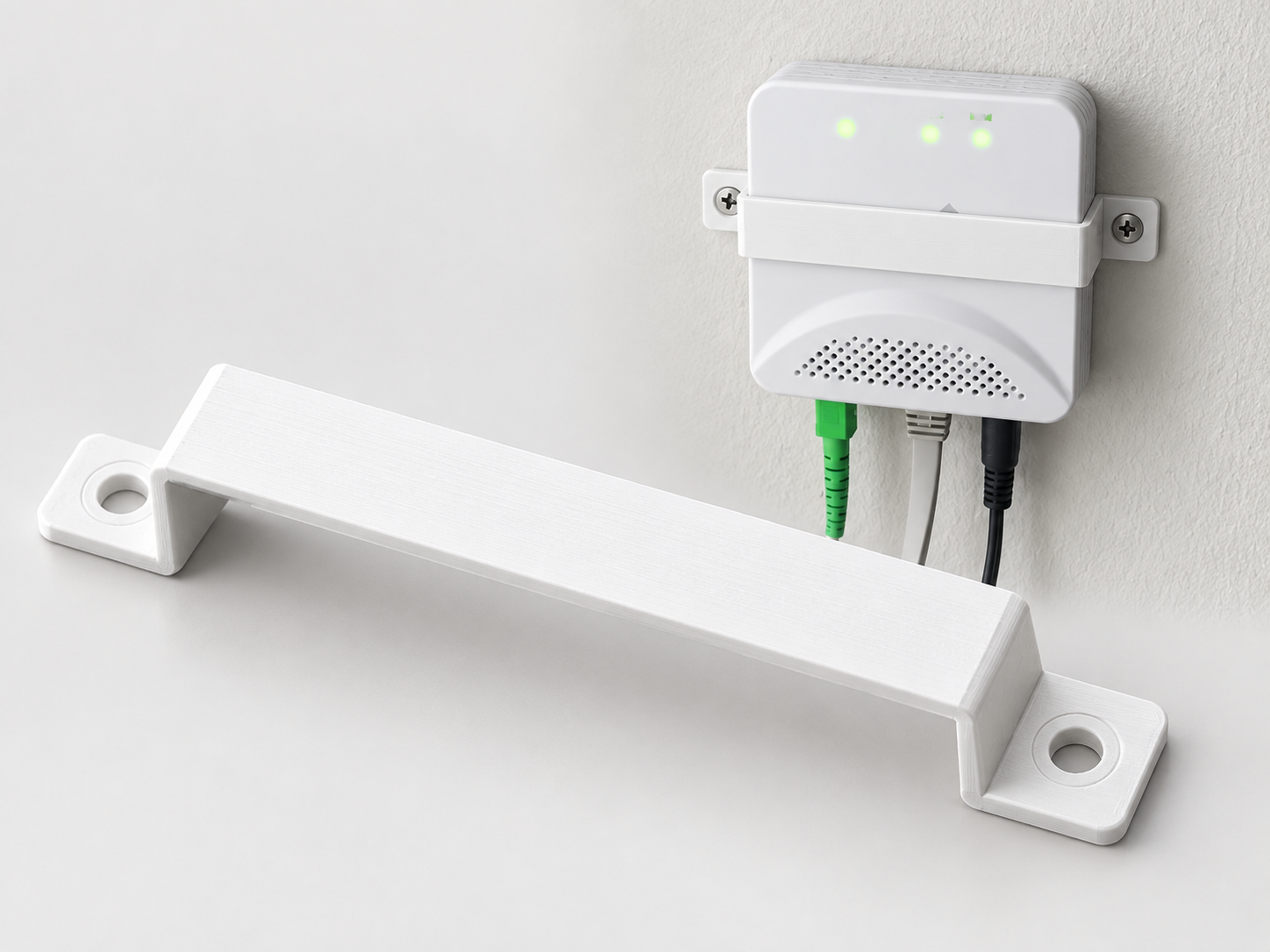 Wall mount C-DATA xPON ONT FD511G-X-APC SC/APC 3D model
