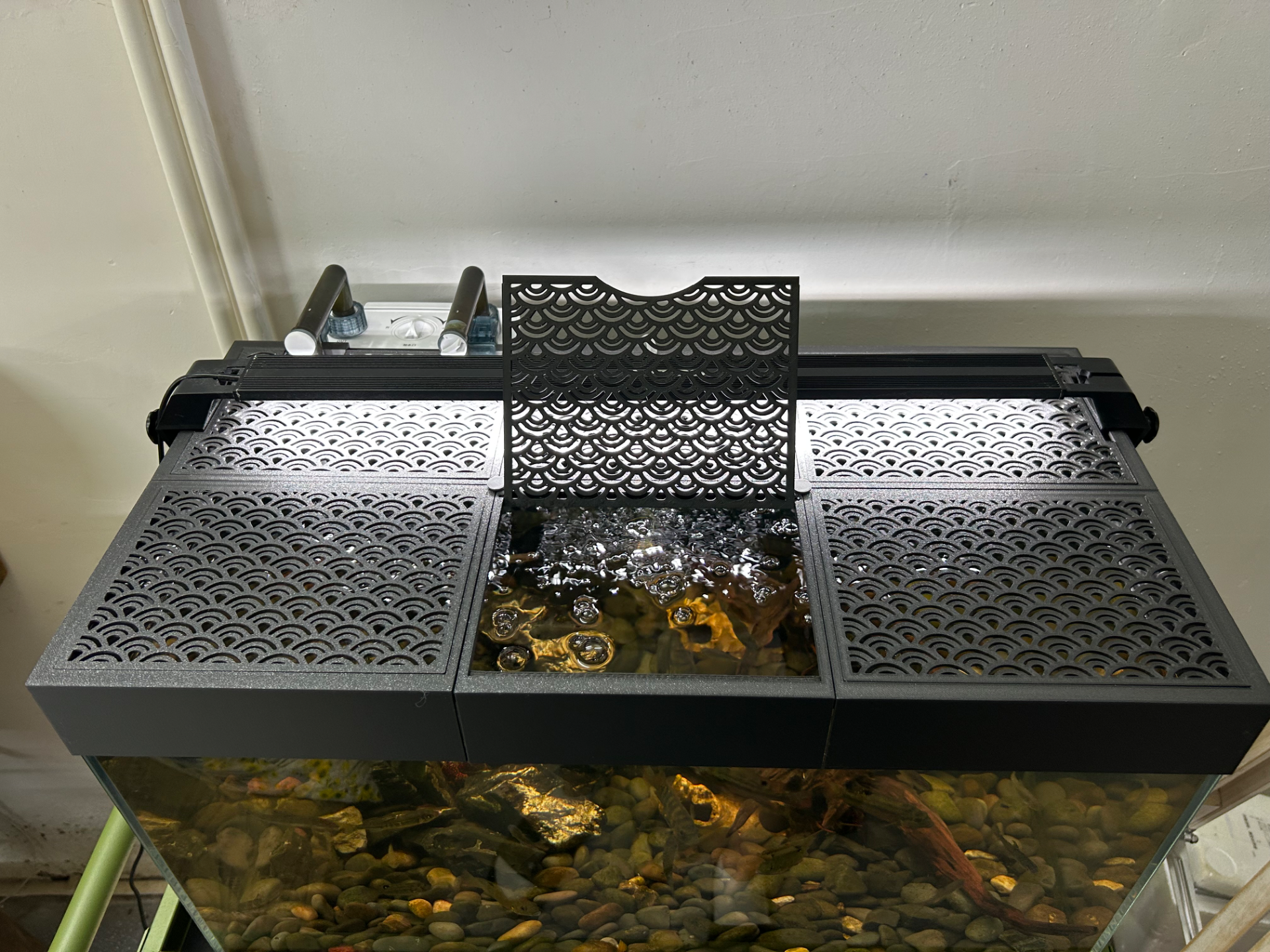 60乘30鱼缸防跳模块化格网 3D model