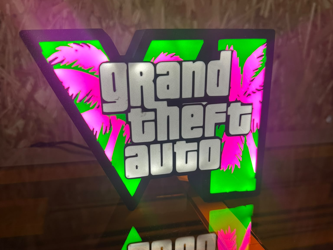 Luminaria GRANDTHEFTAUTO 3D model