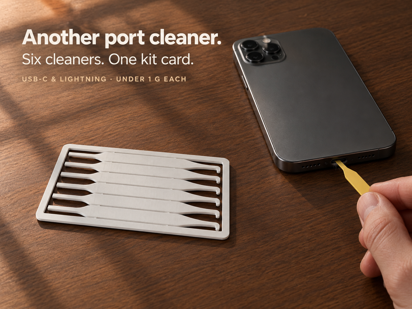 Yet Another Phone Port Cleaner – Kit Card 4g 3D model