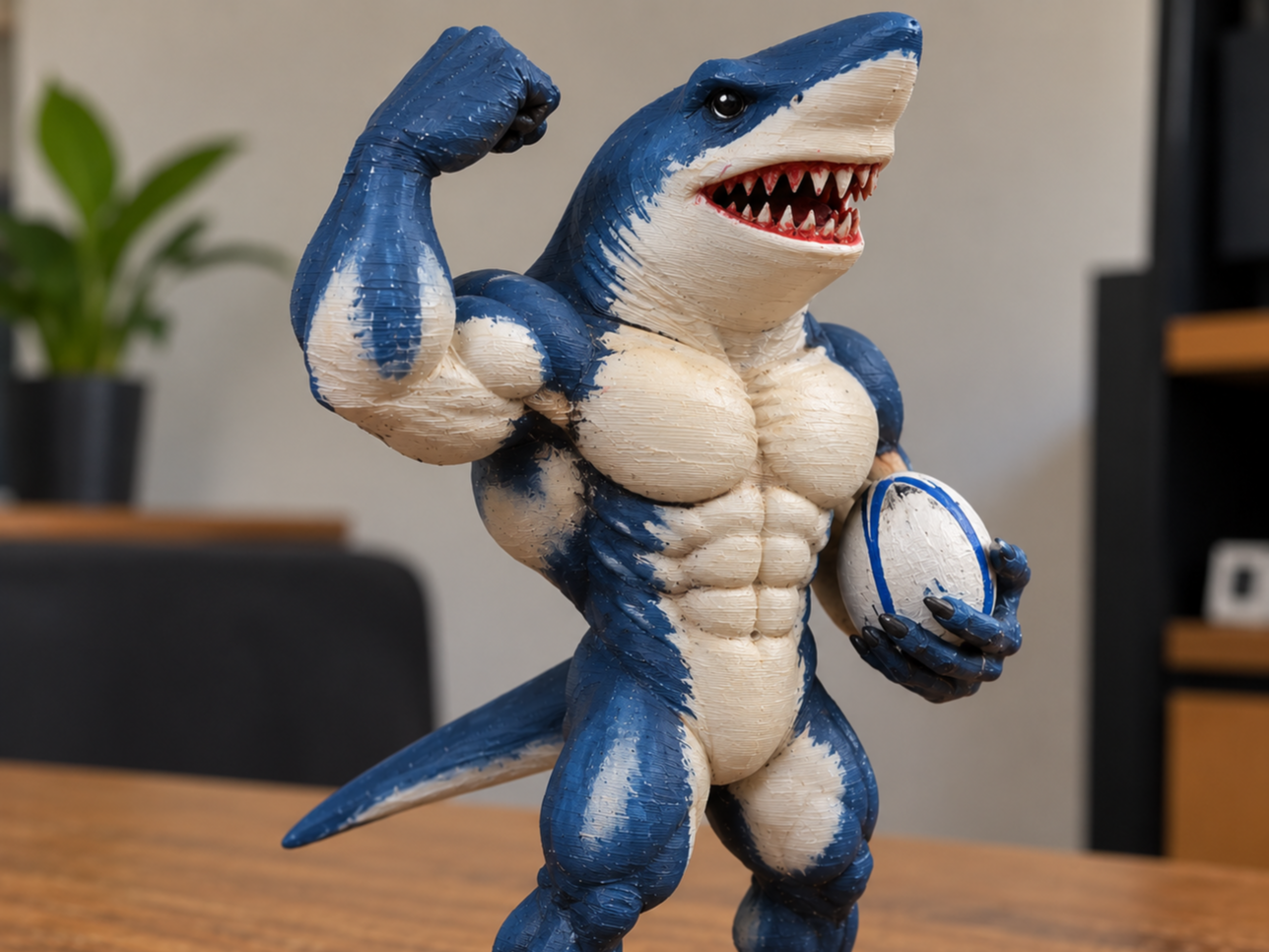 Rugby Shark 3D model